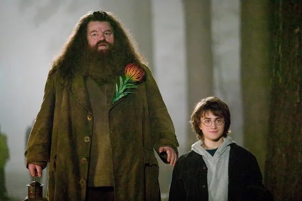 Foto colorida de Robbie Coltrane