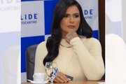 A primeira-dama do Tocantis, Karynne Sotero Campos