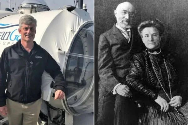 Mulher de piloto do submarino é parente de casal retratado no filme Titanic
