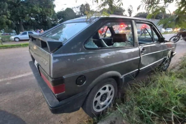 Carro que atropelou mulher em MT