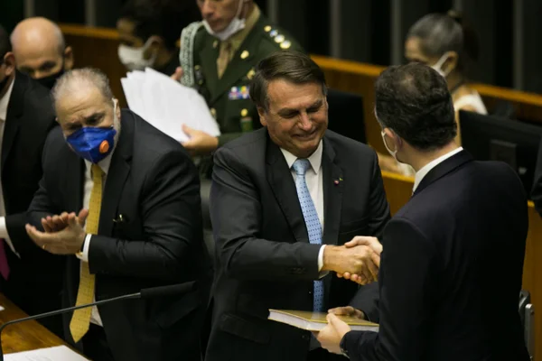 Bolsonaro participa da abertura do ano legislativo no Congresso