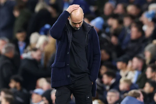 Imagem colorida da Pep Guardiola, técnico do MAnchester City- Metrópoles