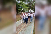 Homenagem ao jovem Isaac teve a presença de 250 pessoas, na manhã deste domingo (19/10)