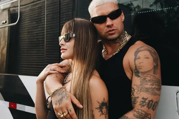 Filipe Ret e sua namorada, Agatha Sá - Metrópoles