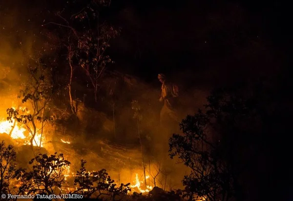 Surge novo foco de incêndio no Parque da Chapada dos Veadeiros