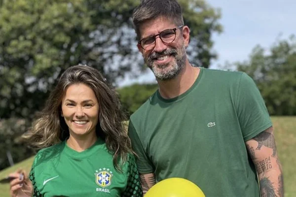 Foto colorida de Suzana Alves e Flavio Seretta - Metrópoles