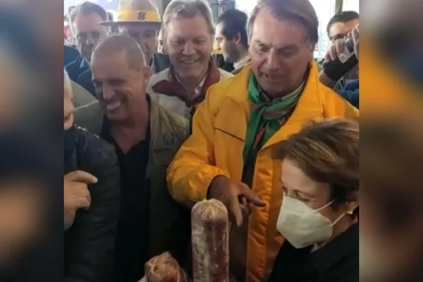 Bolsonaro, Tereza Cristina e o “salame” de Eduardo Leite