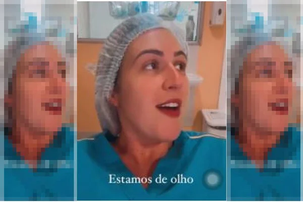 Enfermeira zomba da vacina contra o coronavírus