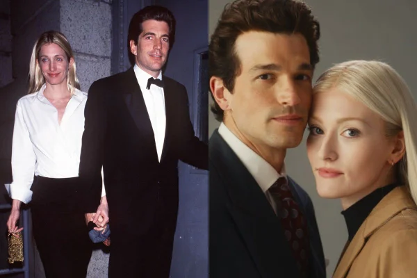 John F. Kennedy Jr. e Carolyn Bessette em American Love Story