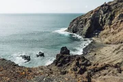 Região de Vallehermoso, em La Gomera, nas Ilhas Canárias, na Espanha Região de Vallehermoso, em La Gomera, nas Ilhas Canárias, na Espanha