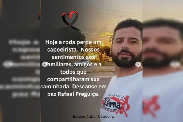 Capoeirista morto a facadas em praça no DF será enterrado nesta quinta - destaque galeria Capoeirista morto a facadas em praça no DF será enterrado nesta quinta - destaque galeria
