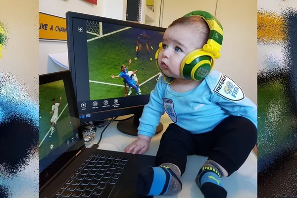 Bebê brasiliense faz sucesso nas redes homenageando seleções da Copa