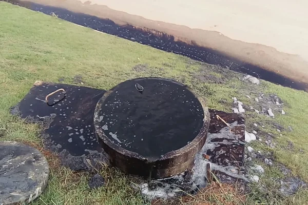 Chorume de Aterro Sanitário de Brasília vaza e atinge córrego Melchior