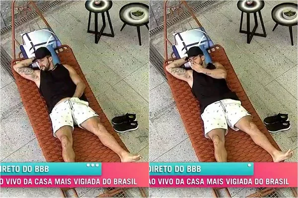 BBB21: Arthur coloca mão no pênis e cheira ao vivo no Mais Você