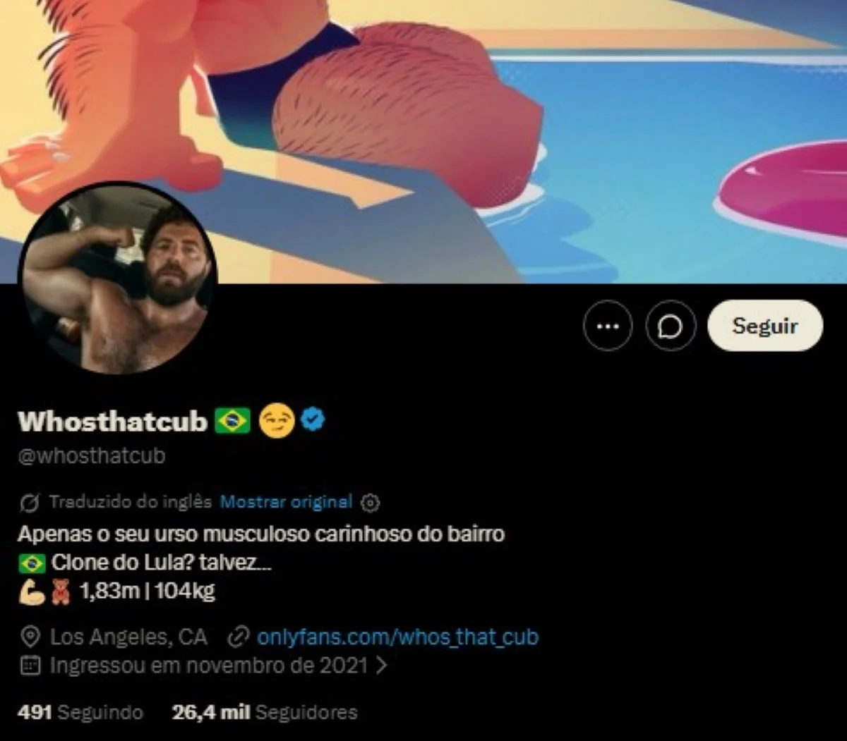 “Lula urso musculoso”: sósia do presidente faz sucesso no Onlyfans - imagem 11 “Lula urso musculoso”: sósia do presidente faz sucesso no Onlyfans - imagem 11