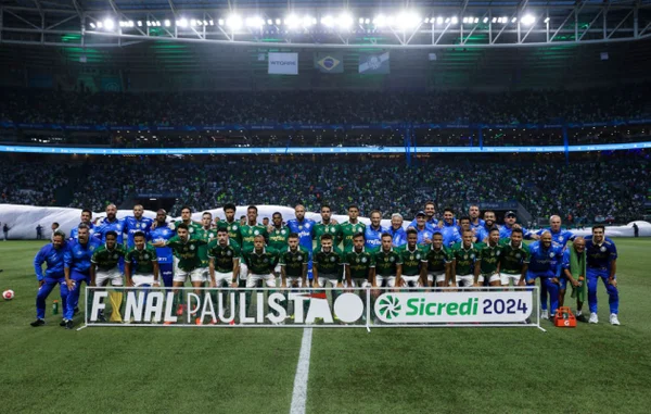 Palmeiras antes da final do Paulistaão 2024