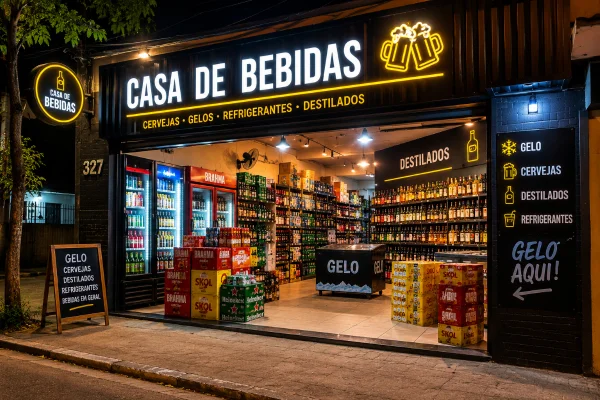 Imagem colorida gerada por IA de uma adega. Metrópoles
