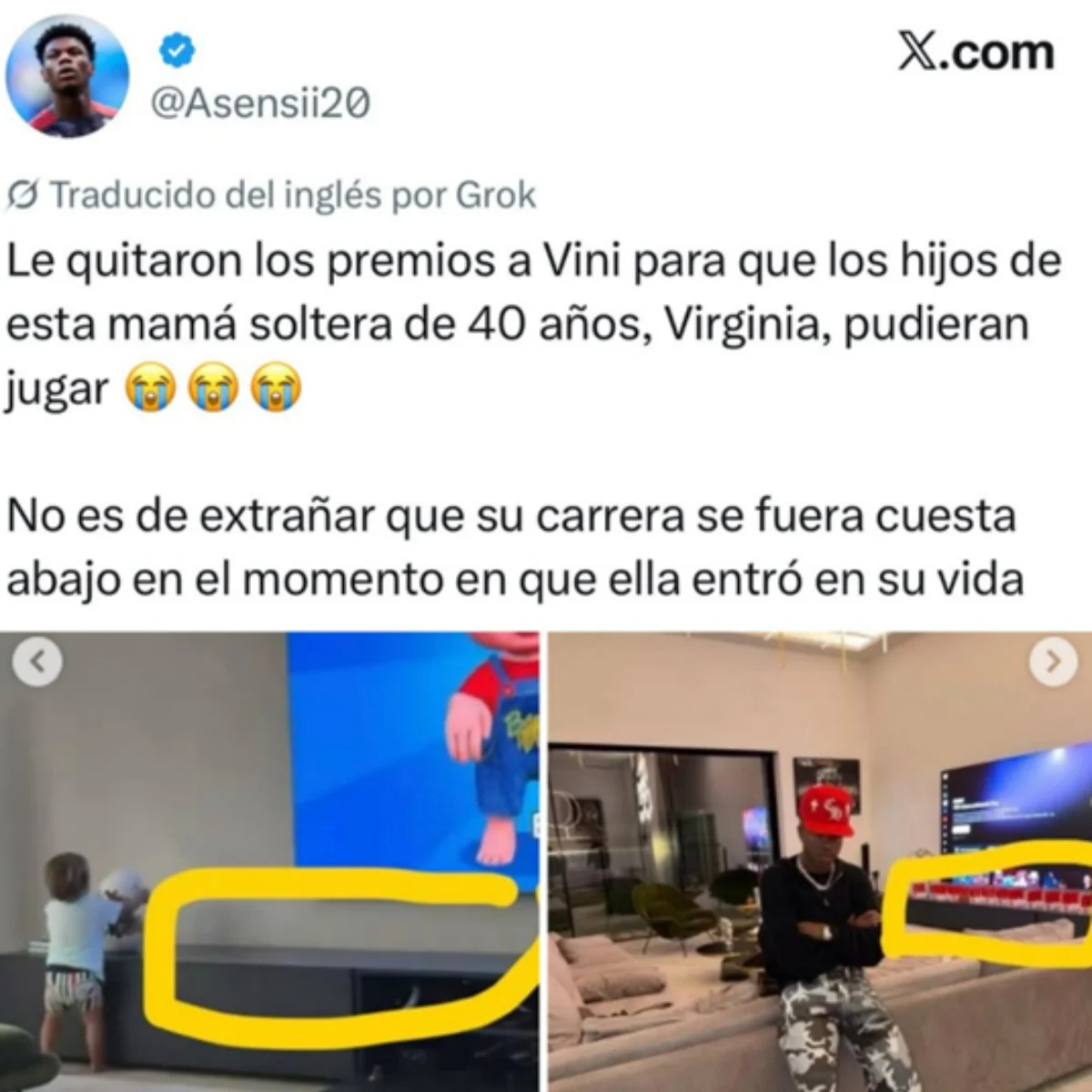 Virginia Fonseca foi alvo de críticas de torcedores espanhóis Virginia Fonseca foi alvo de críticas de torcedores espanhóis