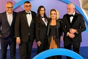 Renata Vanzetto, Ana Maria Braga e os outros mentores participaram do evento de divulgação da programação da TV Globo