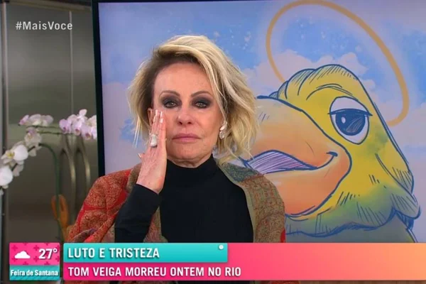 Chorando, Ana Maria Braga faz linda homenagem a Tom Veiga: “Dói muito”