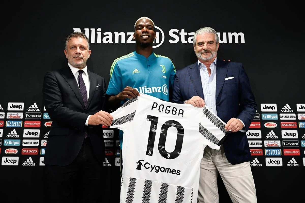 Pogba retornou à Juventus com a camisa 10 Pogba retornou à Juventus com a camisa 10