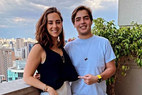 João Guilherme e Laura, filhos do Faustão