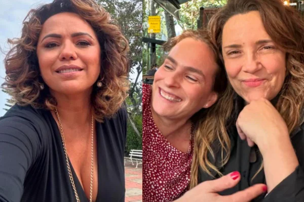 Dadá Coelho com Ana Carolina e a namorada, Ramona Bekker