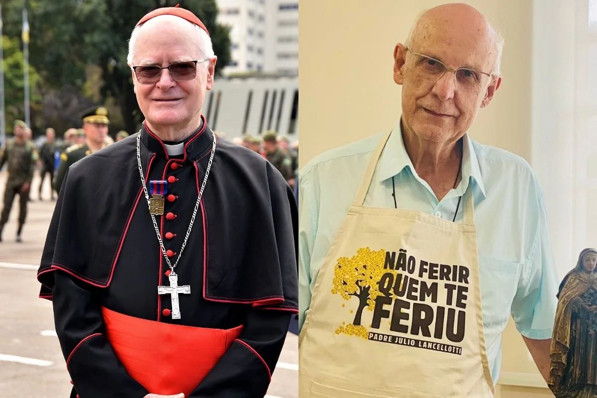 Dom Odilo Scherer proibiu o padre Júlio Lancellotti de transmitir missas ao vivo nas redes sociais Dom Odilo Scherer proibiu o padre Júlio Lancellotti de transmitir missas ao vivo nas redes sociais