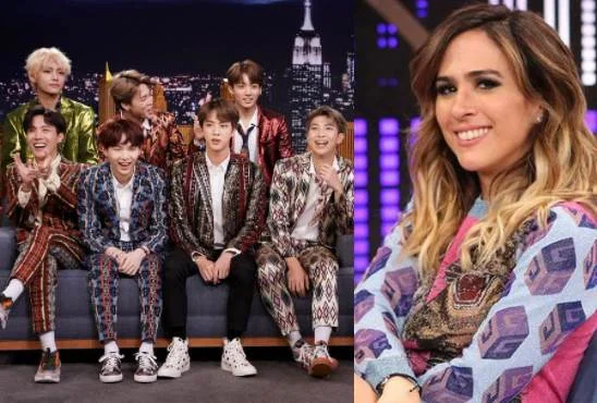 Tata Werneck e BTS