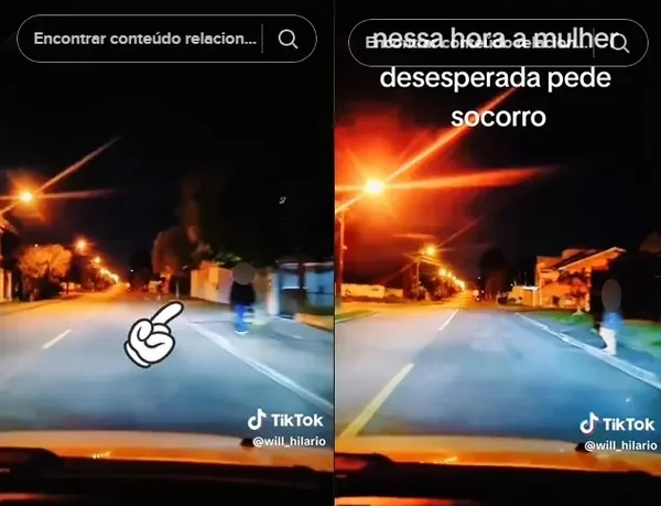 mulher-pede-socorro-motorista-app-metropoles