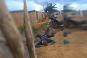 Um dos presos Um dos presos