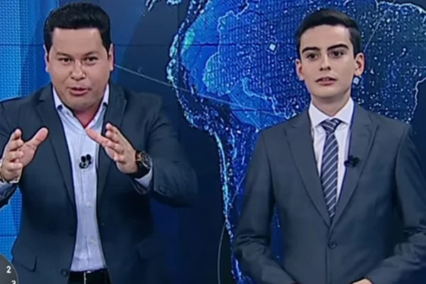 Dudu Camargo surta ao saber que Marcão do Povo ganha mais que ele
