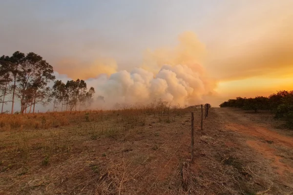 Após altas temperaturas, sobe para 16 o nº de focos ativos de incêndio