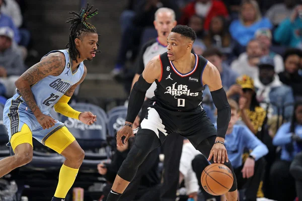 Na volta de Ja Morant, Westbrook brilha e Clippers batem Grizzlies