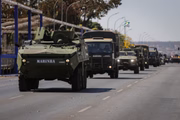 Ensaio para o desfile cívico-militar de 7 de Setembro, na Esplanada dos Ministérios 