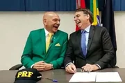 Luciano Hang e Jair Bolsonaro