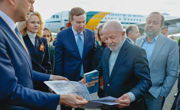 Lula em visita a Moscou, Rússia