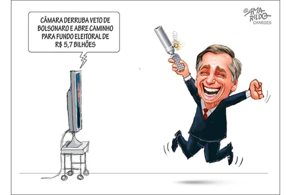 Charge do Amarildo