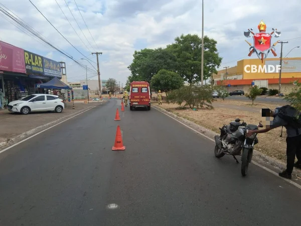 pedestre atropelado Recanto das Emas
