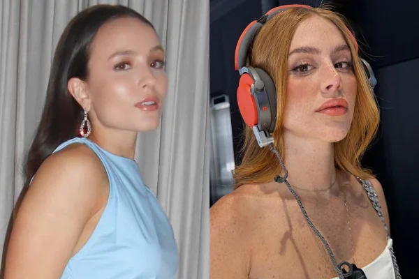 Montagem colorida de Larissa Manoela e Mari Maria - Metrópoles