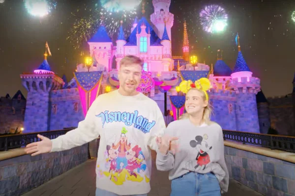 Print de um vídeo colorido de MrBeast - Metrópoles
