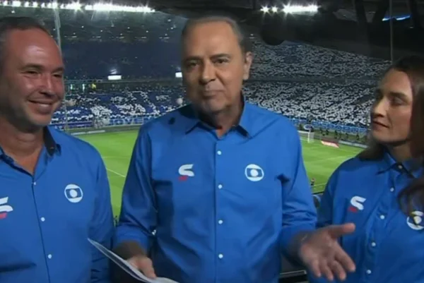 Luís Roberto se emociona em volta à Globo após câncer. Veja vídeo