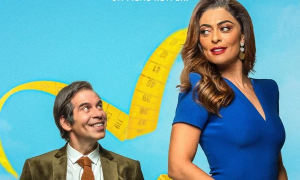 Juliana Paes e Leandro Hassum em Amor Sem Medida, da Netflix