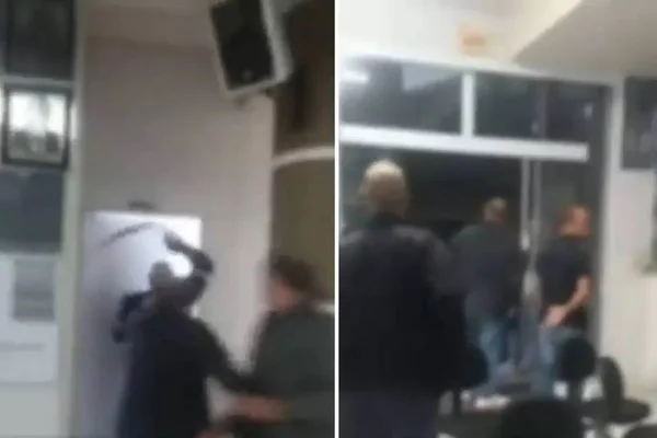 Homem apanha de cinto durante sessão de vereadores em cidade de SC - Metrópoles
