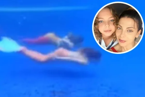 Sheila Mello vive dia de sereia com a filha Brenda: “Adorei demais”