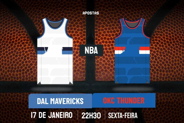 Palpite Dallas Mavericks x Oklahoma City Thunder - APOSTAS