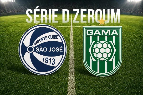 São José-RS e Gama-DF se enfrentam na Série D ZeroUm