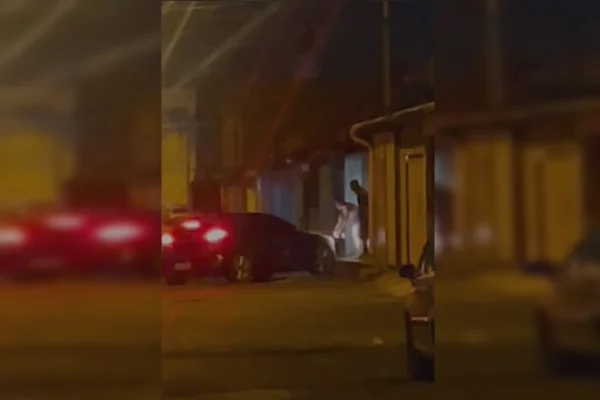 Imagem colorida de crime em Ceilândia