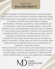 Dado Dolabella e Marcela Tomaszewski reagem à exibição de entrevista: "Distorcida"