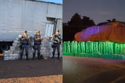 Operações policiais resultam na apreensão de quase duas toneladas de maconha em rodovia de SP